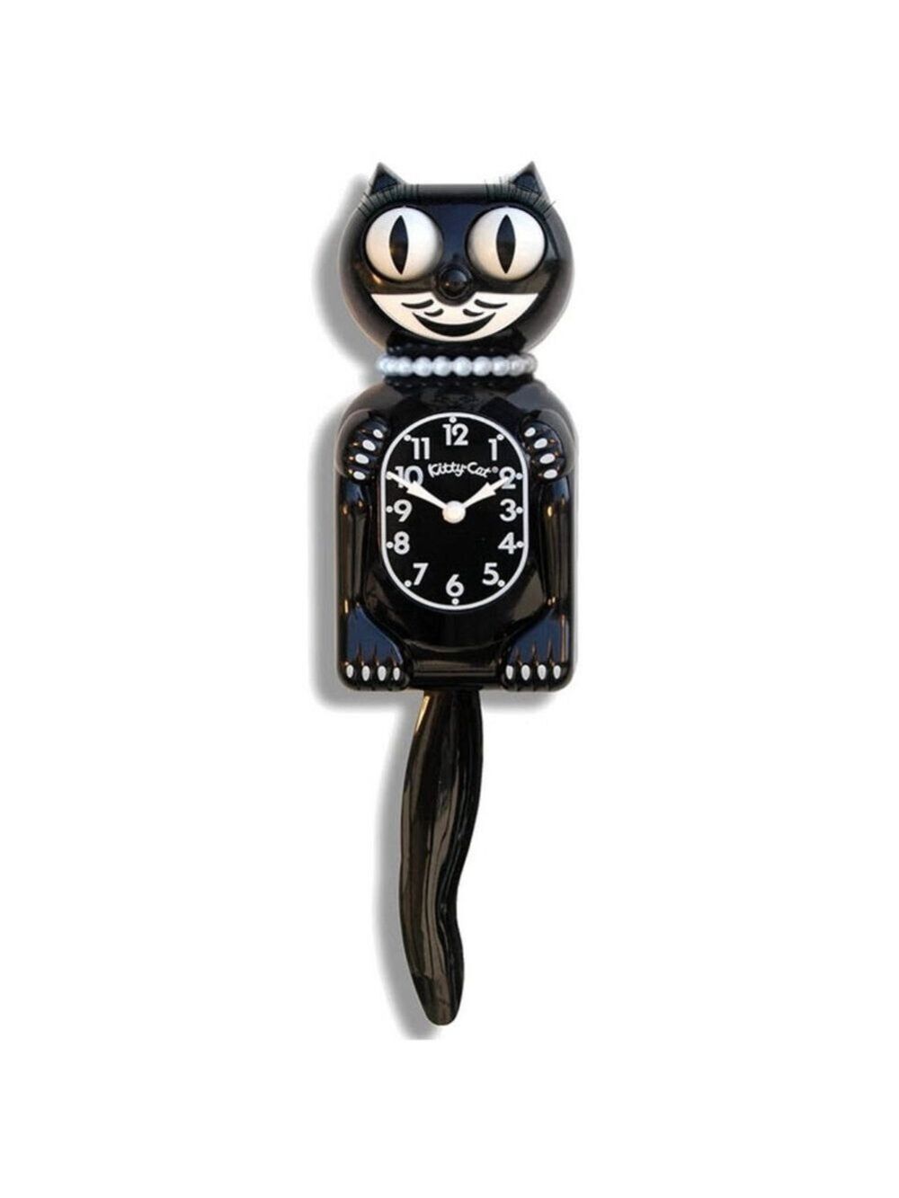 Urban Outfitters Classic black Miss kitty-cat Clock